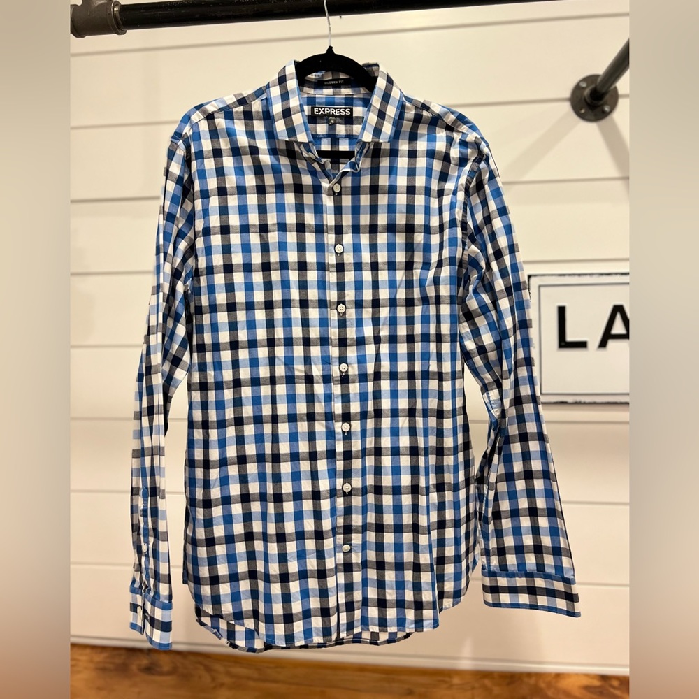 Mens Express Dress Shirt, Large